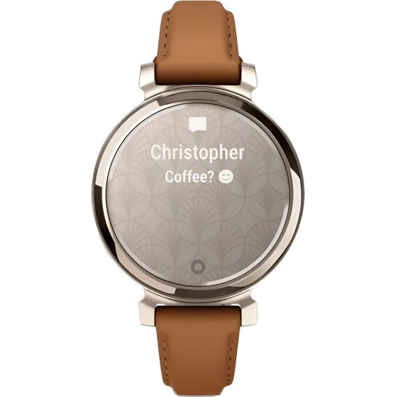 Смарт-часы Garmin Lily 2 Classic Cream Gold/Tan Leather, Модель: Classic, Цвет: Cream Gold/Tan Leather, изображение 5 Смарт-часы Garmin Lily 2 Classic Cream Gold/Tan Leather, Модель: Classic, Цвет: Cream Gold/Tan Leather, изображение 5