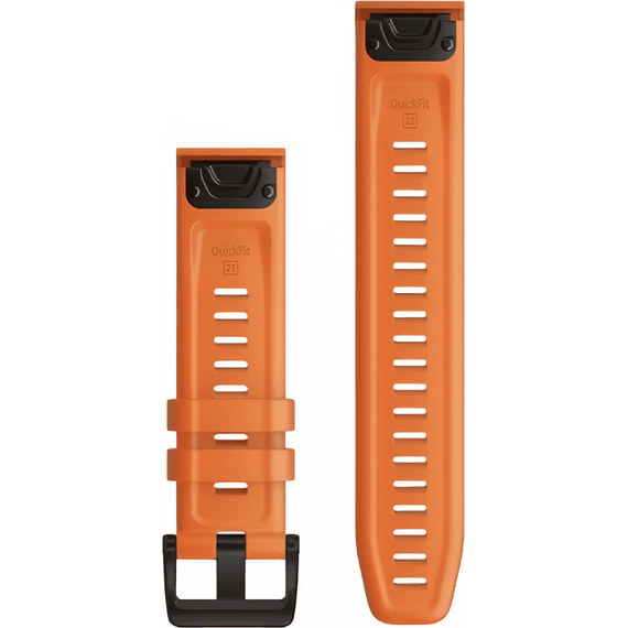Ремешок сменный Garmin QuickFit | 22 мм | Ember Orange, Цвет: Ember Orange, изображение 2 Ремешок сменный Garmin QuickFit | 22 мм | Ember Orange, Цвет: Ember Orange, изображение 2
