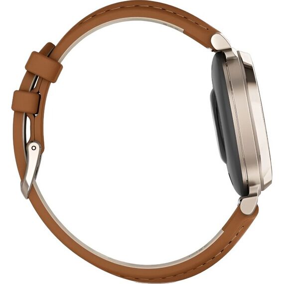 Смарт-часы Garmin Lily 2 Classic Cream Gold/Tan Leather, Модель: Classic, Цвет: Cream Gold/Tan Leather, изображение 6 Смарт-часы Garmin Lily 2 Classic Cream Gold/Tan Leather, Модель: Classic, Цвет: Cream Gold/Tan Leather, изображение 6