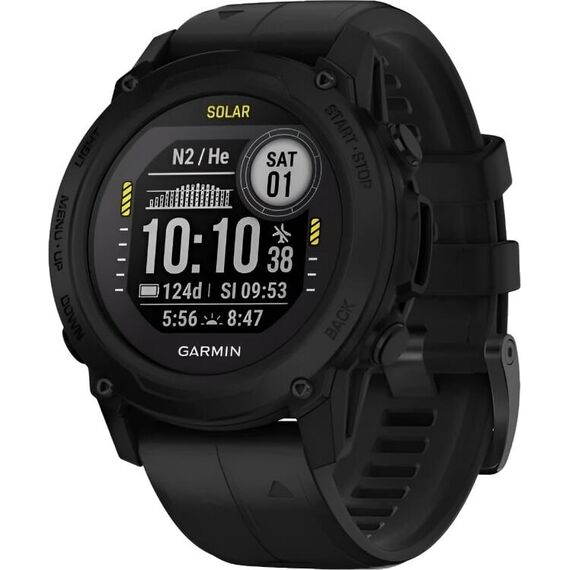 Смарт-часы Garmin Descent G1 Solar Black, Версия: Solar, Цвет: Black
