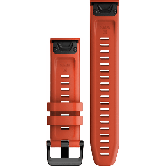 Ремешок сменный Garmin QuickFit | 22 мм | Flame Red, Цвет: Flame Red, изображение 2 Ремешок сменный Garmin QuickFit | 22 мм | Flame Red, Цвет: Flame Red, изображение 2