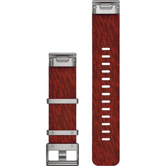 Ремешок сменный Garmin QuickFit | 22 мм | Red Nylon, Цвет: Red Nylon, изображение 2 Ремешок сменный Garmin QuickFit | 22 мм | Red Nylon, Цвет: Red Nylon, изображение 2