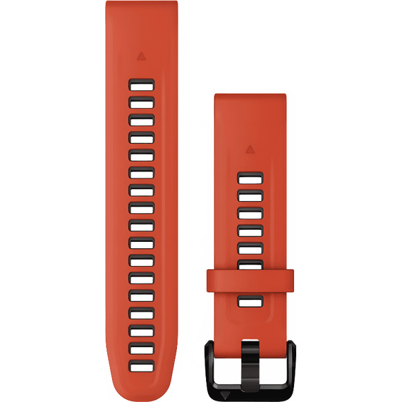 Ремешок сменный Garmin QuickFit | 20 мм | Flame Red/Graphite, Цвет: Flame Red/Graphite