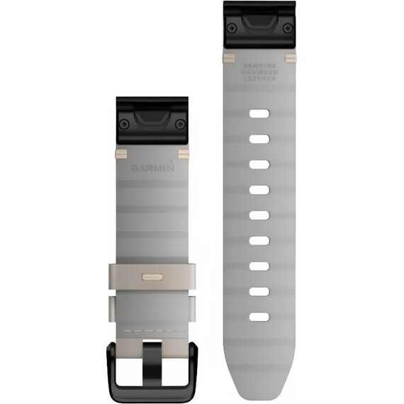 Ремешок сменный Garmin QuickFit | 20 мм | Limestone Leather, Цвет: Limestone Leather, изображение 2