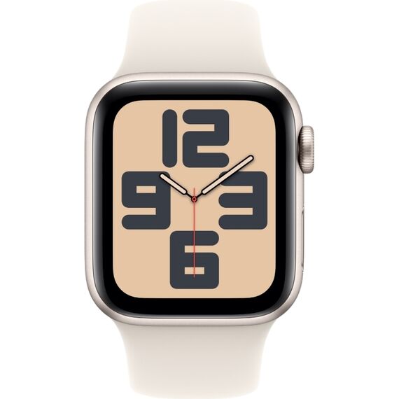 Ремешок Apple Watch Sport Band | 46 мм | S/M | Starlight, Размер корпуса : 46 мм (Также работает с 44 мм), Цвет: Starlight, Размер ремешка : 140–190 мм, изображение 3 Ремешок Apple Watch Sport Band | 46 мм | S/M | Starlight, Размер корпуса : 46 мм (Также работает с 44 мм), Цвет: Starlight, Размер ремешка : 140–190 мм, изображение 3