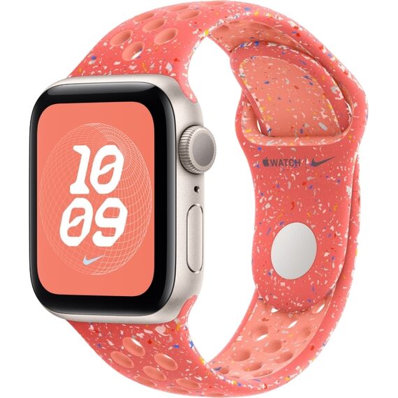 Ремешок Apple Watch Nike Sport Band | 46 мм | M/L | Magic Ember, Размер корпуса : 46 мм, Цвет: Magic Ember, Размер ремешка : 160–210 мм, изображение 2