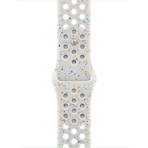 Ремешок Apple Watch Nike Sport Band | 42 мм | M/L | Pure Platinum, Размер ремешка : 150–200 мм, Размер корпуса : 42 мм, Цвет: Pure Platinum