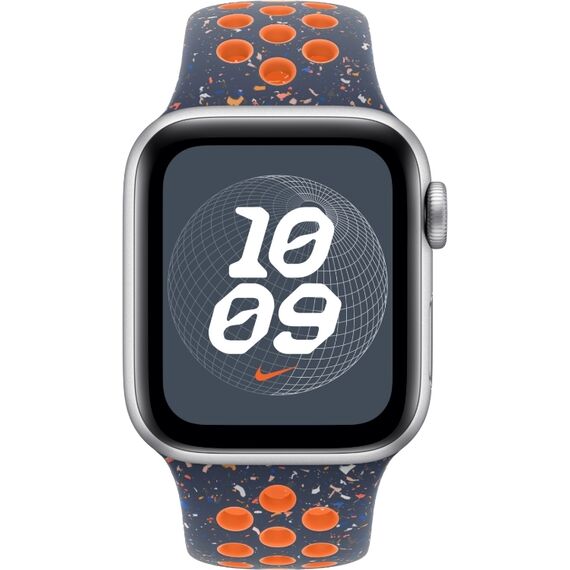 Ремешок Apple Watch Nike Sport Band | 42 мм | M/L | Blue Flame, Размер корпуса : 42 мм, Цвет: Blue Flame, Размер ремешка : 150–200 мм, изображение 3 Ремешок Apple Watch Nike Sport Band | 42 мм | M/L | Blue Flame, Размер корпуса : 42 мм, Цвет: Blue Flame, Размер ремешка : 150–200 мм, изображение 3