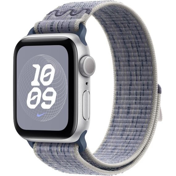 Ремешок Apple Watch Nike Sport Loop | 40 мм | Grey/Blue, Размер корпуса : 40 мм, Цвет: Grey/Blue, Размер ремешка : 130–190 мм, изображение 2