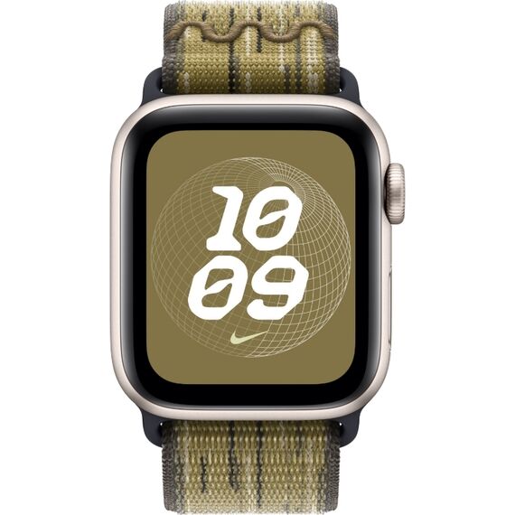 Ремешок Apple Watch Nike Sport Loop | 42 мм | Green/Grey, Размер корпуса : 42 мм, Цвет: Green/Grey, Размер ремешка : 130–190 мм, изображение 3