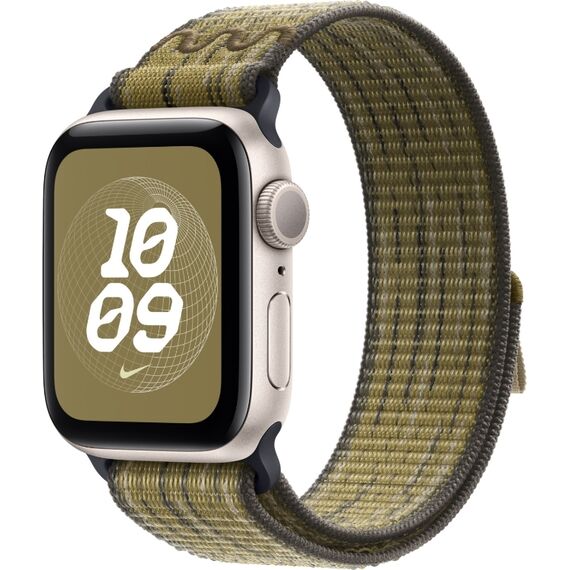 Ремешок Apple Watch Nike Sport Loop | 42 мм | Green/Grey, Размер корпуса : 42 мм, Цвет: Green/Grey, Размер ремешка : 130–190 мм, изображение 2