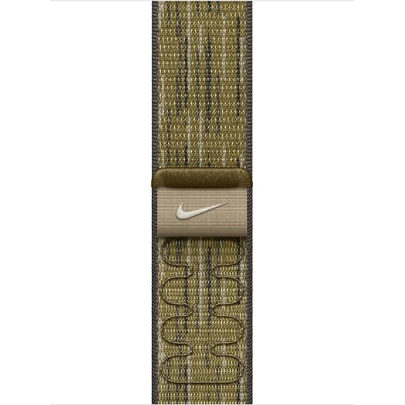 Ремешок Apple Watch Nike Sport Loop | 40 мм | Green/Grey, Размер ремешка : 130–190 мм, Размер корпуса : 40 мм, Цвет: Green/Grey
