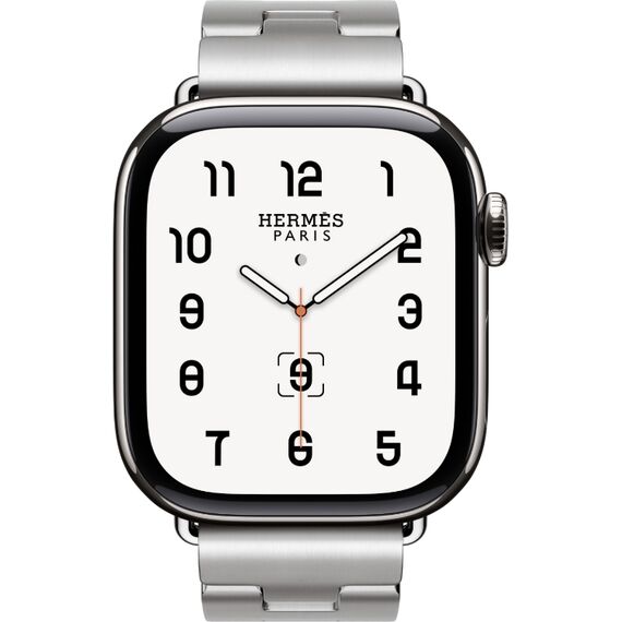 Ремешок Apple Watch Hermès Grand H | 42 мм | M | Satiné, Размер корпуса : 42 мм, Цвет: Satiné, Размер ремешка : 145–160 мм, изображение 3
