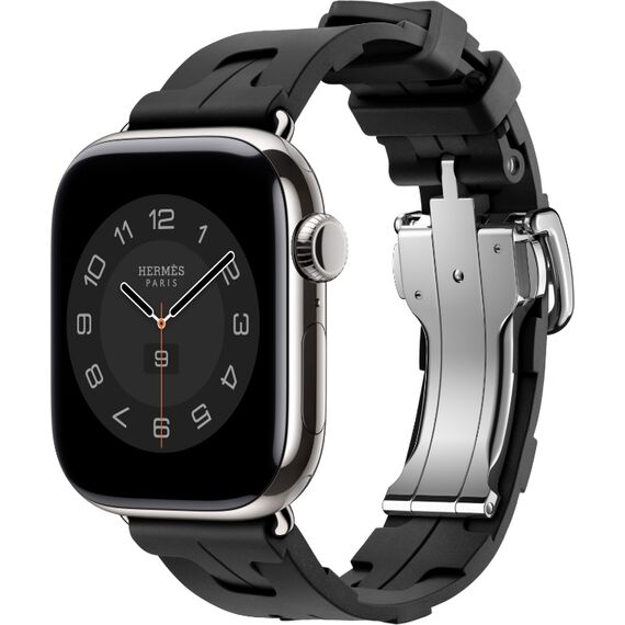 Ремешок Apple Watch Hermès Kilim Single Tour | 42 мм | Noir, Размер корпуса : 42 мм, Цвет: Noir, Размер ремешка : 140–175 мм, изображение 2 Ремешок Apple Watch Hermès Kilim Single Tour | 42 мм | Noir, Размер корпуса : 42 мм, Цвет: Noir, Размер ремешка : 140–175 мм, изображение 2