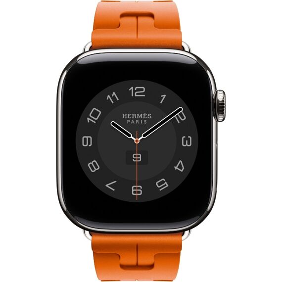 Ремешок Apple Watch Hermès Kilim Single Tour | 42 мм | Orange, Размер корпуса : 42 мм, Цвет: Orange, Размер ремешка : 140–175 мм, изображение 3