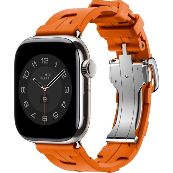 Ремешок Apple Watch Hermès Kilim Single Tour | 42 мм | Orange, Размер корпуса : 42 мм, Цвет: Orange, Размер ремешка : 140–175 мм, изображение 2