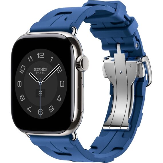 Ремешок Apple Watch Hermès Kilim Single Tour | 42 мм | Bleu de France, Размер корпуса : 42 мм, Цвет: Bleu de France, Размер ремешка : 140–175 мм, изображение 2 Ремешок Apple Watch Hermès Kilim Single Tour | 42 мм | Bleu de France, Размер корпуса : 42 мм, Цвет: Bleu de France, Размер ремешка : 140–175 мм, изображение 2