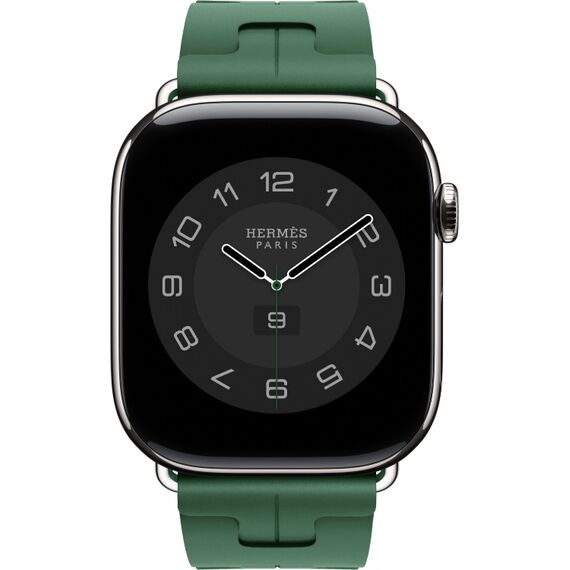 Ремешок Apple Watch Hermès Kilim Single Tour | 46 мм | Vert Moyen, Размер корпуса : 46 мм (Также работает с 44 мм), Цвет: Vert Moyen, Размер ремешка : 160–195 мм, изображение 3 Ремешок Apple Watch Hermès Kilim Single Tour | 46 мм | Vert Moyen, Размер корпуса : 46 мм (Также работает с 44 мм), Цвет: Vert Moyen, Размер ремешка : 160–195 мм, изображение 3