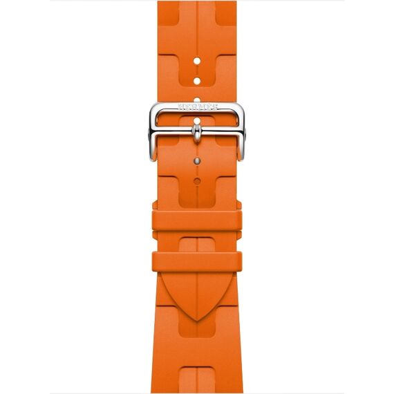 Ремешок Apple Watch Hermès Kilim Single Tour | 42 мм | Orange, Размер ремешка : 140–175 мм, Размер корпуса : 42 мм, Цвет: Orange
