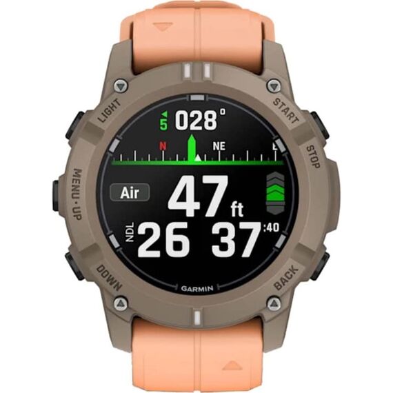 Смарт-часы Garmin Descent G2 Paloma/Shell Pink, Цвет: Paloma/Shell Pink, изображение 2