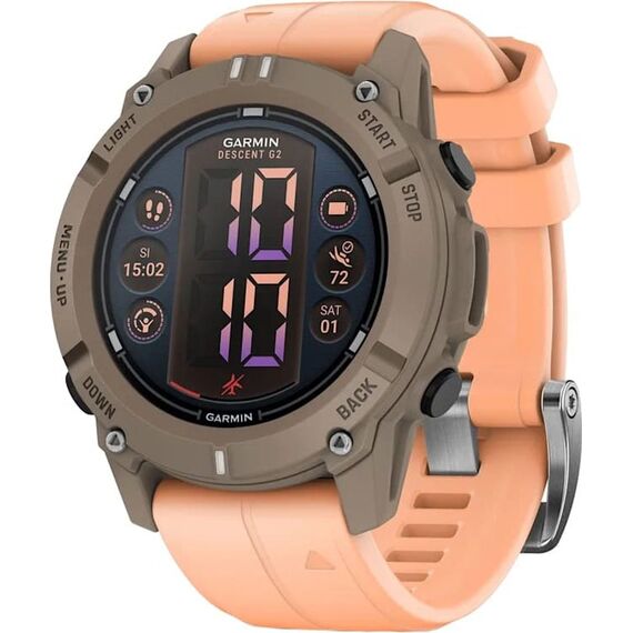 Смарт-часы Garmin Descent G2 Paloma/Shell Pink, Цвет: Paloma/Shell Pink