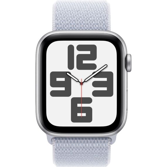 Apple Watch SE 2023 | 44 мм | Sport Loop Blue Cloud, Размер корпуса : 44 мм, Цвет: Blue Cloud, Размер ремешка : 140–245 мм, изображение 3 Apple Watch SE 2023 | 44 мм | Sport Loop Blue Cloud, Размер корпуса : 44 мм, Цвет: Blue Cloud, Размер ремешка : 140–245 мм, изображение 3