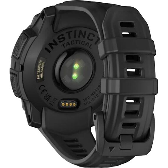 Смарт-часы Instinct 3 Solar, Tactical | 45 mm | Black with Black Band, изображение 6 Смарт-часы Instinct 3 Solar, Tactical | 45 mm | Black with Black Band, изображение 6