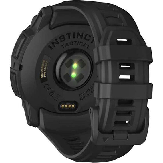 Смарт-часы Instinct 3 Amoled, Tactical 50 mm Black with Black Band, изображение 6 Смарт-часы Instinct 3 Amoled, Tactical 50 mm Black with Black Band, изображение 6