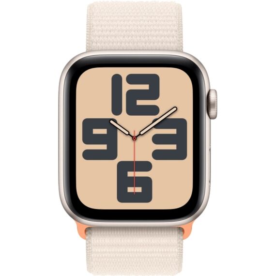 Apple Watch SE 2023 (40 мм) | Sport Loop Starlight, Размер корпуса : 40 мм, Цвет: Starlight, Размер ремешка : 140–245 мм, изображение 3 Apple Watch SE 2023 (40 мм) | Sport Loop Starlight, Размер корпуса : 40 мм, Цвет: Starlight, Размер ремешка : 140–245 мм, изображение 3