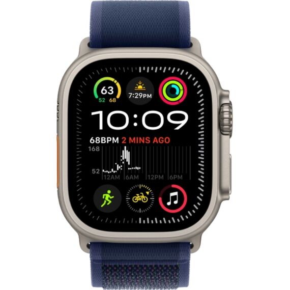 Apple Watch Ultra 2 GPS + Cellular | Trail Loop Blue 145-220 мм, Размер корпуса : 49 мм, Цвет: Blue, Размер ремешка : 145–220 мм, изображение 3 Apple Watch Ultra 2 GPS + Cellular | Trail Loop Blue 145-220 мм, Размер корпуса : 49 мм, Цвет: Blue, Размер ремешка : 145–220 мм, изображение 3