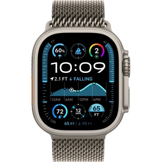 Apple Watch Ultra 2 GPS + Cellular (49 мм) | Milanese Loop Natural 130-160 мм, Размер корпуса : 49 мм, Цвет: Natural, Размер ремешка : 130–160 мм, изображение 3 Apple Watch Ultra 2 GPS + Cellular (49 мм) | Milanese Loop Natural 130-160 мм, Размер корпуса : 49 мм, Цвет: Natural, Размер ремешка : 130–160 мм, изображение 3