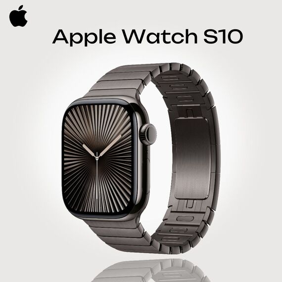 Apple Watch Series 10 | 46 мм | Link Bracelet Slate, Размер ремешка : 150–200 мм, Размер корпуса : 46 мм, Цвет: Slate