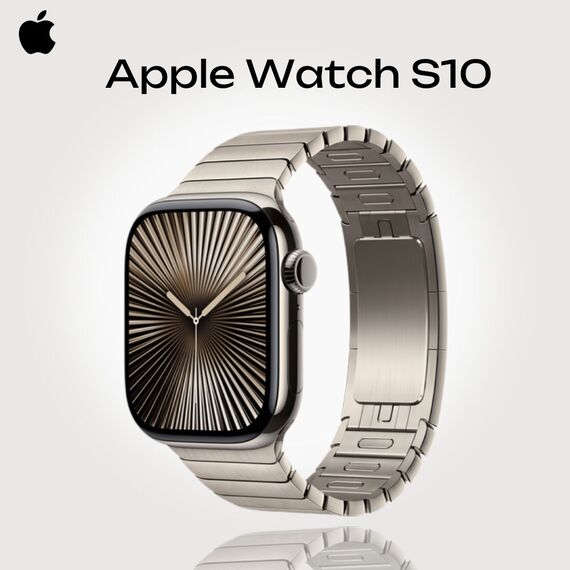 Apple Watch Series 10 | 46 мм | Link Bracelet Natural, Размер ремешка : 150–200 мм, Размер корпуса : 46 мм, Цвет: Natural