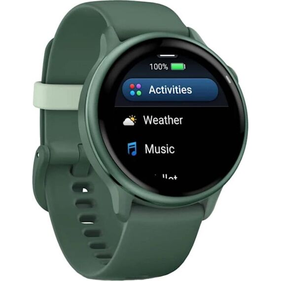 Смарт-часы Garmin Vívoactive 6 Metallic Jasper Green, Цвет: Jasper Green, изображение 4