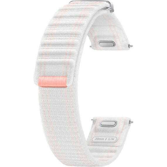 Ремешок Galaxy Watch 7 Fabric | S/M | Pink White, Тип ремешка : Fabric, Цвет ремешка: Pink White, Размер ремешка : S/M, изображение 3 Ремешок Galaxy Watch 7 Fabric | S/M | Pink White, Тип ремешка : Fabric, Цвет ремешка: Pink White, Размер ремешка : S/M, изображение 3