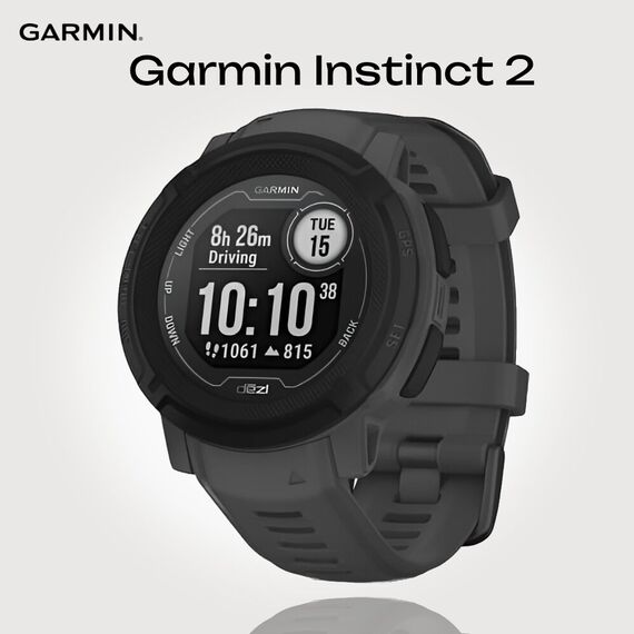 Смарт-часы Garmin Instinct 2 Dēzl Edition Black, Версия: Dēzl, Размер корпуса : 45 мм, SOLAR (Версии с линзами для зарядки от солнечной батареи собирают солнечную энергию и продлевают срок службы батареи.): Нет, Цвет: Black