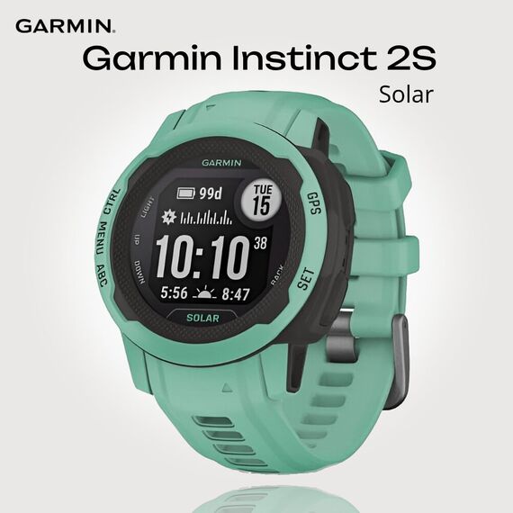Смарт-часы Garmin Instinct 2S Solar Standard Edition Neo Tropic, Версия: Standard, Размер корпуса : 40 мм, SOLAR (Версии с линзами для зарядки от солнечной батареи собирают солнечную энергию и продлевают срок службы батареи.): Да, Цвет: Neo Tropic