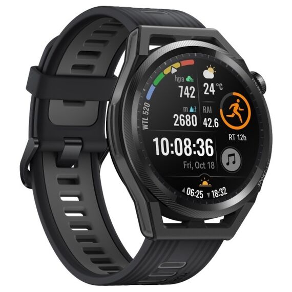 Смарт-часы HUAWEI WATCH GT Runner | 46 mm | Black, Размер корпуса : 46 мм, Цвет: Black, изображение 4 Смарт-часы HUAWEI WATCH GT Runner | 46 mm | Black, Размер корпуса : 46 мм, Цвет: Black, изображение 4