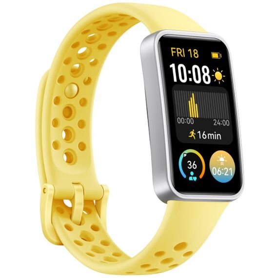Фитнес-браслет HUAWEI Band 9 Yellow, Размер корпуса : 43 мм, Цвет: Yellow, изображение 3 Фитнес-браслет HUAWEI Band 9 Yellow, Размер корпуса : 43 мм, Цвет: Yellow, изображение 3
