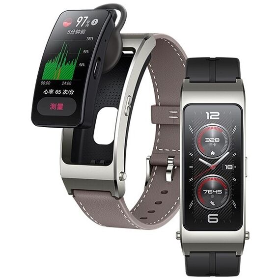 Фитнес-браслет + гарнитура HUAWEI TalkBand B7 Black, Размер корпуса : 48,8 мм, Цвет: Black, изображение 5 Фитнес-браслет + гарнитура HUAWEI TalkBand B7 Black, Размер корпуса : 48,8 мм, Цвет: Black, изображение 5