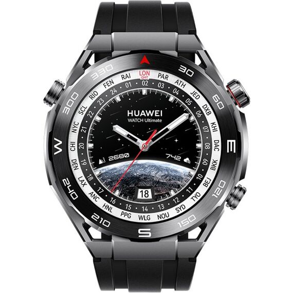 Смарт - часы Huawei Watch Ultimate Black, Размер корпуса : 48,8 мм, Цвет: Black, изображение 2 Смарт - часы Huawei Watch Ultimate Black, Размер корпуса : 48,8 мм, Цвет: Black, изображение 2