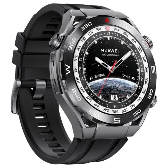 Смарт - часы Huawei Watch Ultimate Black, Размер корпуса : 48,8 мм, Цвет: Black, изображение 4 Смарт - часы Huawei Watch Ultimate Black, Размер корпуса : 48,8 мм, Цвет: Black, изображение 4