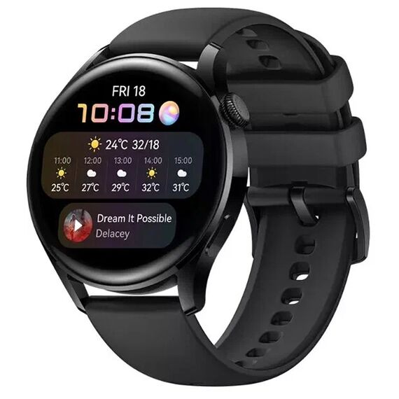Смарт-часы HUAWEI WATCH GT 3 Active | 42 mm | Black, Размер корпуса : 42 мм, Цвет: Black, изображение 6 Смарт-часы HUAWEI WATCH GT 3 Active | 42 mm | Black, Размер корпуса : 42 мм, Цвет: Black, изображение 6