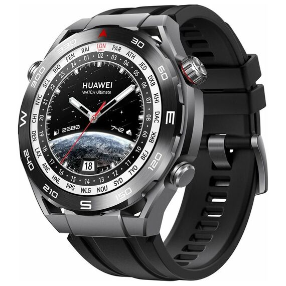 Смарт - часы Huawei Watch Ultimate Black, Размер корпуса : 48,8 мм, Цвет: Black, изображение 3 Смарт - часы Huawei Watch Ultimate Black, Размер корпуса : 48,8 мм, Цвет: Black, изображение 3