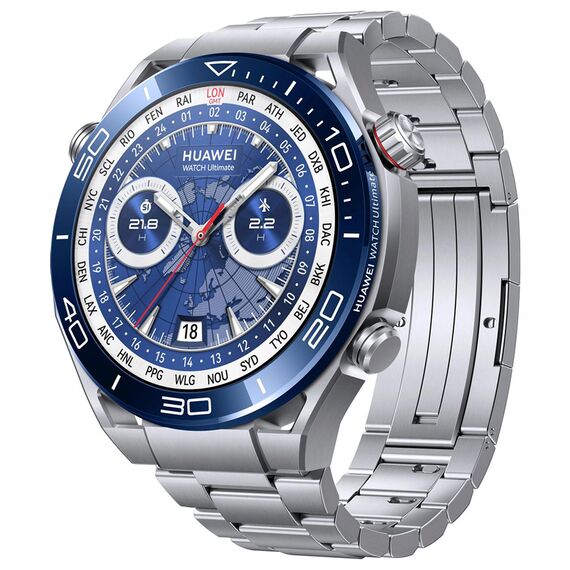 Смарт - часы Huawei Watch Ultimate Silver, Размер корпуса : 48,8 мм, Цвет: Silver, изображение 2 Смарт - часы Huawei Watch Ultimate Silver, Размер корпуса : 48,8 мм, Цвет: Silver, изображение 2