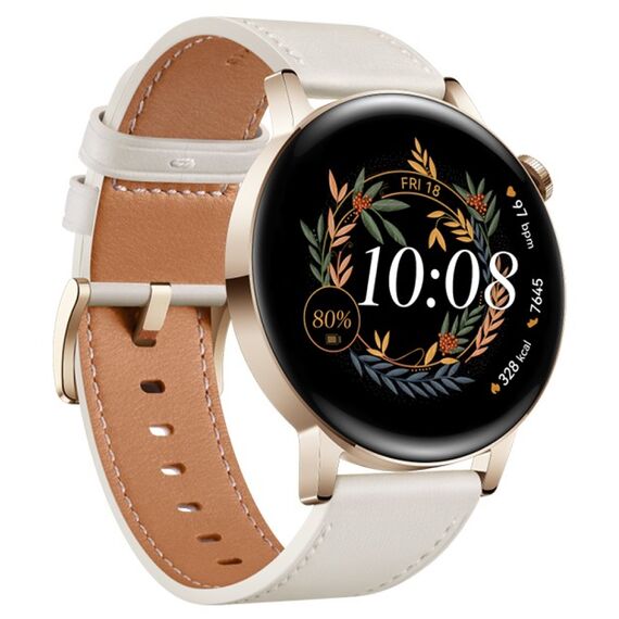 Смарт-часы HUAWEI WATCH GT 3 Classic | 42 mm | White, Размер корпуса : 42 мм, Цвет: White, изображение 4 Смарт-часы HUAWEI WATCH GT 3 Classic | 42 mm | White, Размер корпуса : 42 мм, Цвет: White, изображение 4