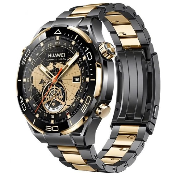 Смарт-часы Huawei Watch Ultimate Design | Black Gold, Размер корпуса : 48,8 мм, Цвет: Black Gold, изображение 3 Смарт-часы Huawei Watch Ultimate Design | Black Gold, Размер корпуса : 48,8 мм, Цвет: Black Gold, изображение 3