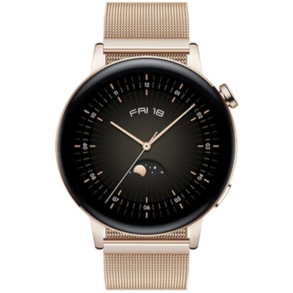 Смарт-часы HUAWEI WATCH GT 3 Classic | 42 mm | Gold, Размер корпуса : 42 мм, Цвет: Gold, изображение 2 Смарт-часы HUAWEI WATCH GT 3 Classic | 42 mm | Gold, Размер корпуса : 42 мм, Цвет: Gold, изображение 2