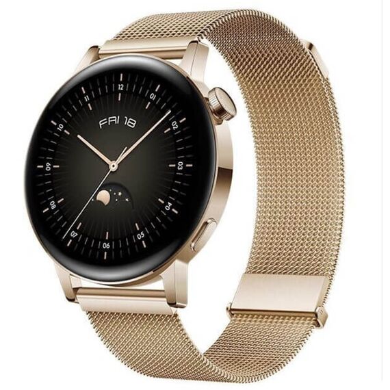 Смарт-часы HUAWEI WATCH GT 3 Classic | 42 mm | Gold, Размер корпуса : 42 мм, Цвет: Gold, изображение 3 Смарт-часы HUAWEI WATCH GT 3 Classic | 42 mm | Gold, Размер корпуса : 42 мм, Цвет: Gold, изображение 3