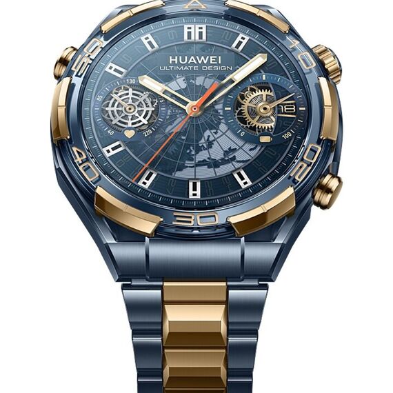 Смарт-часы Huawei Watch Ultimate Design Sapphire gold, Размер корпуса : 48,8 мм, Цвет: Sapphire gold, изображение 3 Смарт-часы Huawei Watch Ultimate Design Sapphire gold, Размер корпуса : 48,8 мм, Цвет: Sapphire gold, изображение 3